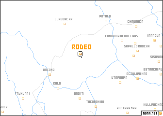 map of Rodeo