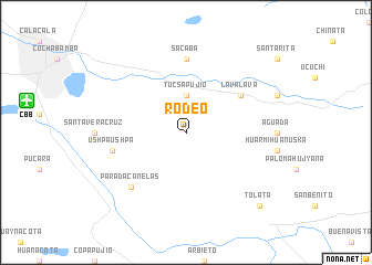 map of Rodeo