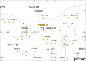 map of Rodeo