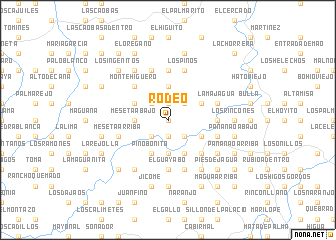 map of Rodeo