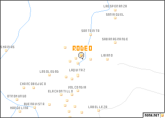 map of Rodeo