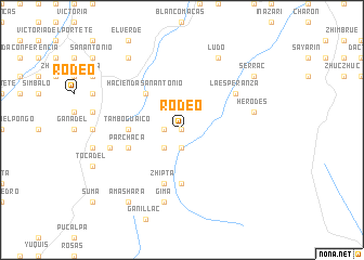 map of Rodeo