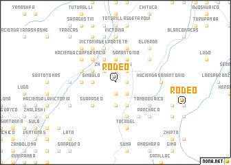 map of Rodeo