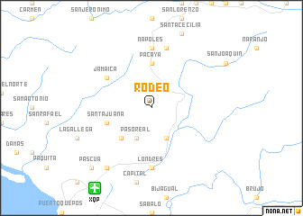 map of Rodeo