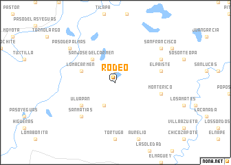 map of Rodeo