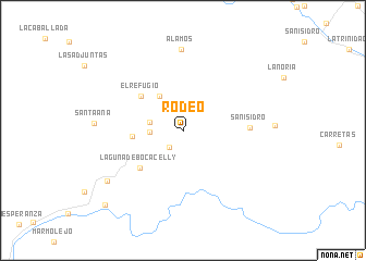 map of Rodeo