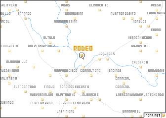 map of Rodeo