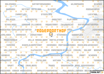 map of Rode Poorthof