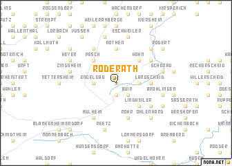 map of Roderath