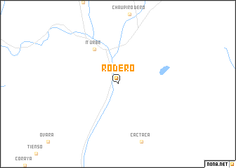 map of Rodero