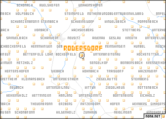 map of Rödersdorf