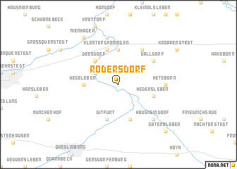 map of Rodersdorf