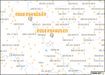 map of Rodershausen