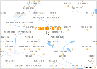 map of Rödershorst