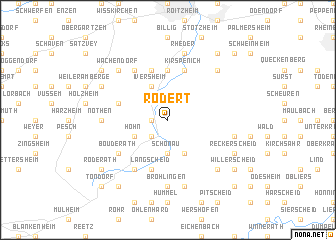map of Rodert