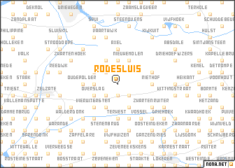 map of Rode Sluis