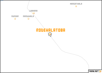 map of Rodewāla Toba