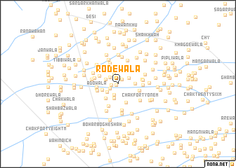 map of Rodewāla