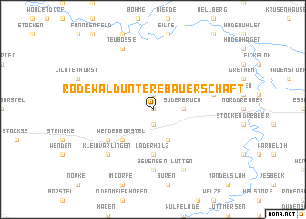 map of Rodewald-Untere Bauerschaft