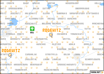 map of Rodewitz