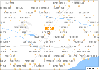 map of Rode