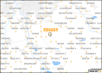 map of Rödgen