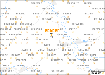 map of Rödgen