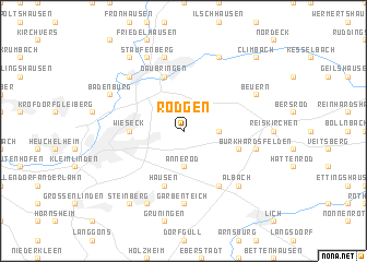 map of Rödgen