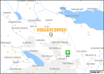 map of Rodger Corner