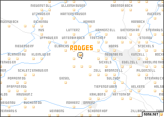 map of Rodges