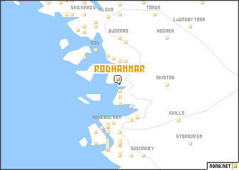 map of Rödhammar