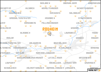 map of Rodheim