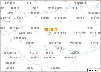 map of Rodhiá