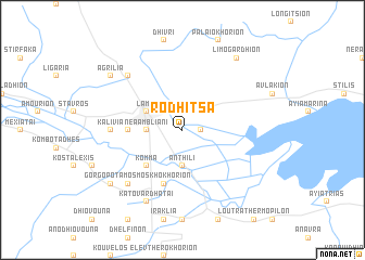 map of Rodhítsa