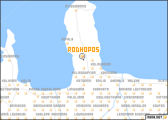 map of Rodhopós