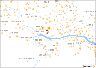 map of Rodići