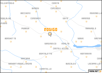 map of Rodigo