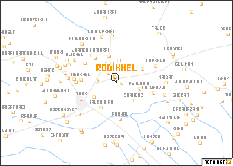 map of Rodi Khel
