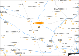 map of Rodi Khel