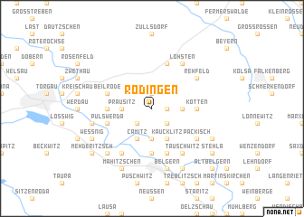 map of Rödingen