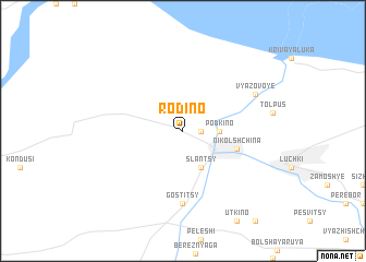 map of Rodino