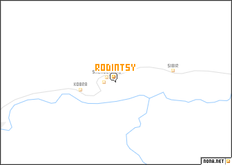 map of Rodintsy