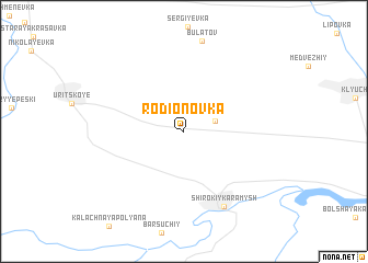 map of Rodionovka