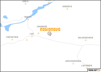 map of Rodionovo