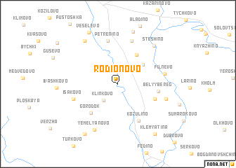 map of Rodionovo