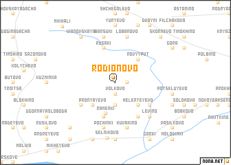 map of Rodionovo