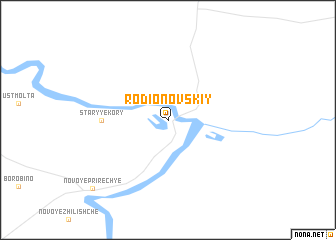 map of Rodionovskiy