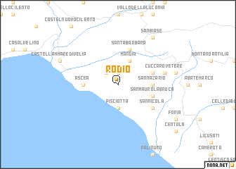 map of Rodio