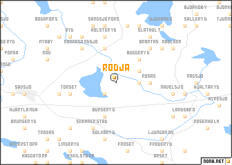 map of Rödja