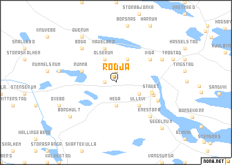 map of Rödja